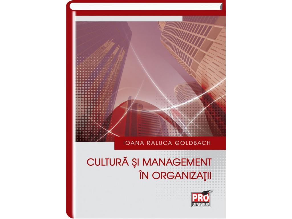 Cultura si management in organizatii